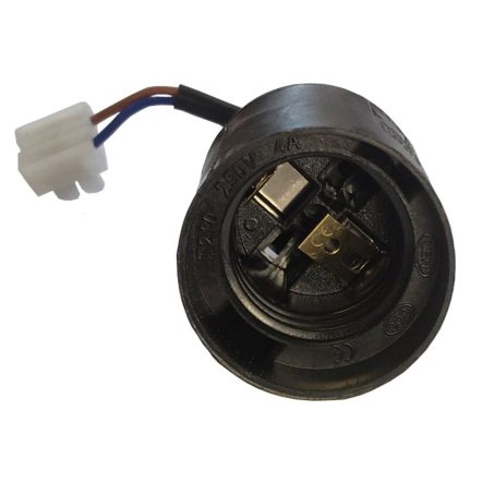 Патрон подвесной со шнуром пластик Е27, черный, TNSy, 5000856