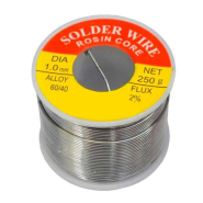 Припій Sn60Pb40, котушка, 1mm, 250g