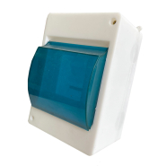 Щит пластиковый на 3-4 модуля наружный &quot;Карлик&quot;, с крышкой