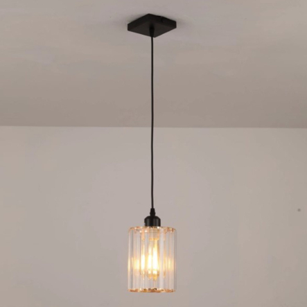 Люстра підвіска SIRIUS GLD-20996-1 BK+CR - 1