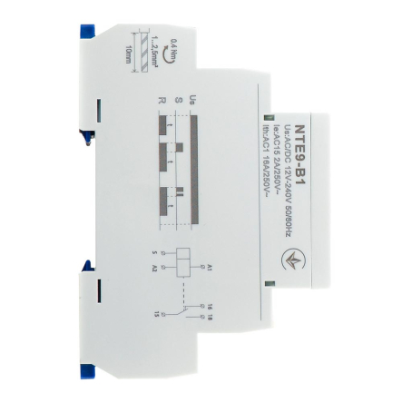 Реле задержки времени отключения АСКО-УКРЕМ NTE9-B1 AC/DC 12-240V, A0010240003