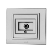 Розетка телевизионная EL-BI Zena, серебро, 500-011000-272