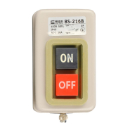 Кнопковий вимикач-роз'єднувач BS-216B 3р, 10А, IP40, A0140020208