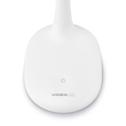 Лампа настольная LED, VIDEX, TF03W, 8W, 3000-5500K, белая, 24713