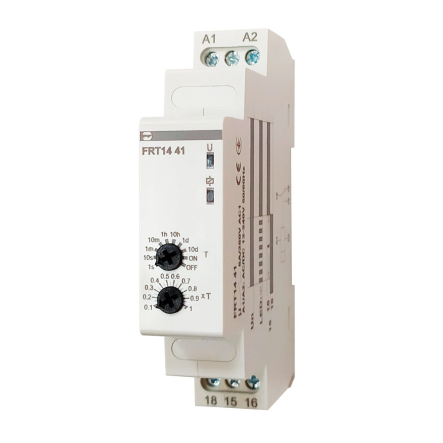 Реле времени Промфактор FRT14 41 с задержкой на включение 12-240V 0.1с - 10 дней - 1