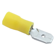 Наконечник TechnoSystems MDD5,5-250 "папа" (4-6мм.кв), 6,3/0,8 желтый, (100шт), TNSy5500575