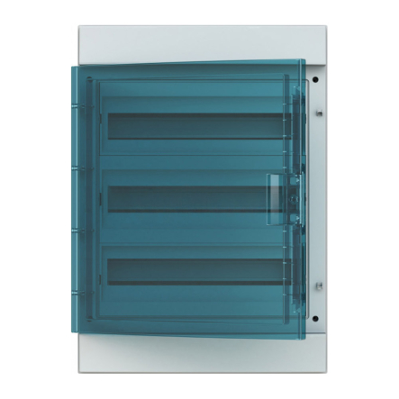 Щит розподільчий ABB MISTRAL, 1SLM006501A1208, 54 модулів IP65 накладний (прозорі дверцята) - 1