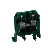 Клеммная колодка однорядная SEZ RS 10/4 зеленая