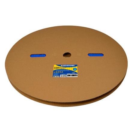 Термоусаджувальна трубка АСКО-УКРЕМ 8,0/4,0 синя, (рулон 100м), A0150040691 - 1