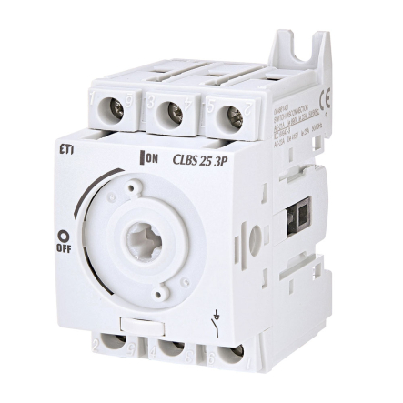 Вимикач навантаження ETI CLBS 25 3P, 25А, без рукоятки, 4661401 - 1