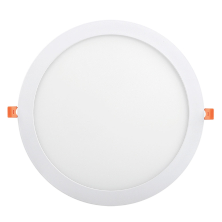 Светильник светодиодный встраиваемый IEK ДВО 1607, 18W, 4000K, 1260Lm, IP20, кру,г Ø225мм, белый, LDVO0-1607-1-18-K01 - 1