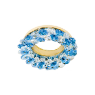 Світильник точковий Feron CD4141, MR16, GU5.3, 50W, бузковий/золото