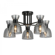 Светильник Ardero BL1250-1ARD MARSEILLE, под лампу E14х5, ⌀545х250 мм, чёрный