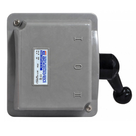 Рубильник АСКО-УКРЕМ QS5-30P/3, 1-0-2 перекидной на 30А, A0100010006