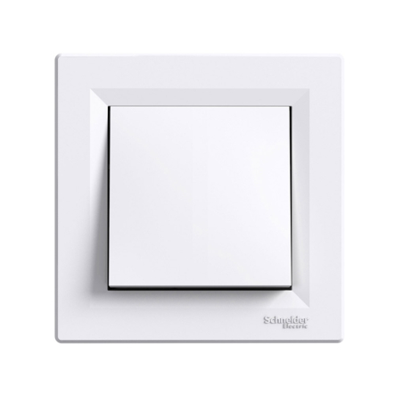 Кнопка самозажимная Schneider Electric ASFORA, белая, ЕРН0700121 - 1