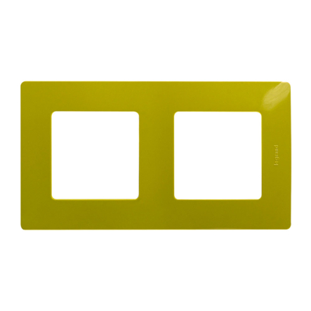 Рамка 2 поста Legrand Etika, 672542, папороть - 1