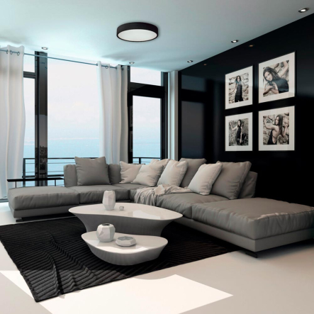 Светильник потолочный Kanlux JASMIN 270-WE, 1xE27x60W, 23120