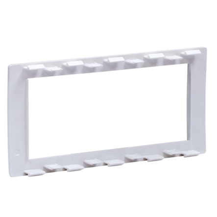 Рамка универсальная на 4 модуля, цвет белый, ДКС, F00013