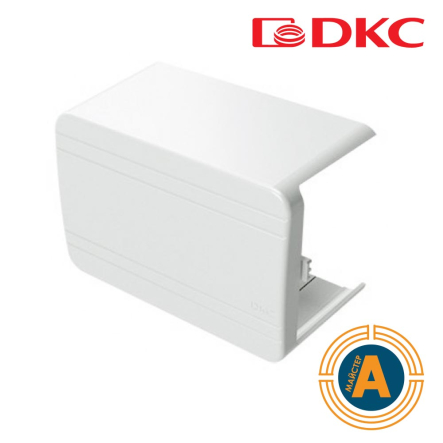 NTAN 40x40 Тройник/отвод, цвет белый RAL9001, ДКС, 01754 - 1