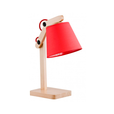 Настольная лампа ALFA Joga Red E27х1 60W 500х320мм, 22248 - 1