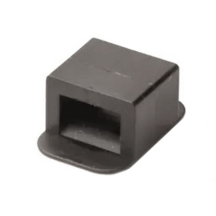 Держатель для двух хомутов до 9 мм, черный, ДКС 21041302 - 1