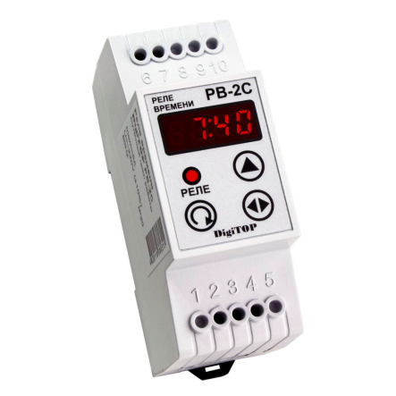 Реле часу DigiTOP РВ-2C програмоване (добовий режим) - 1