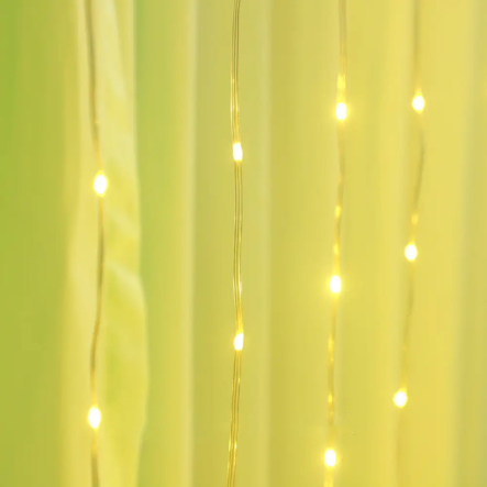 Гирлянда LED Штора от USB (2x2м) 400LED + пульт, RGB (СМАРТ ГИРЛЯНДА)