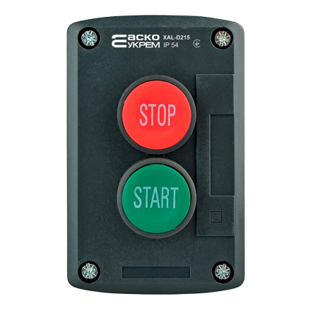 Пост "Старт-Стоп" двухместный АСКО-УКРЕМ XAL-D215, A0140020062