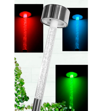 Светильник LED садовый, Lemanso, RGB, IP44, / CAB117, с выкл. металл