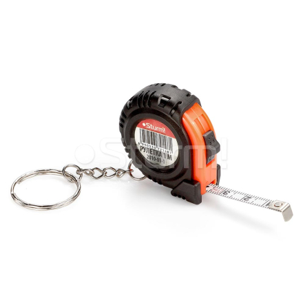 Рулетка-брелок Sturm 1м гумовий корпус - 1
