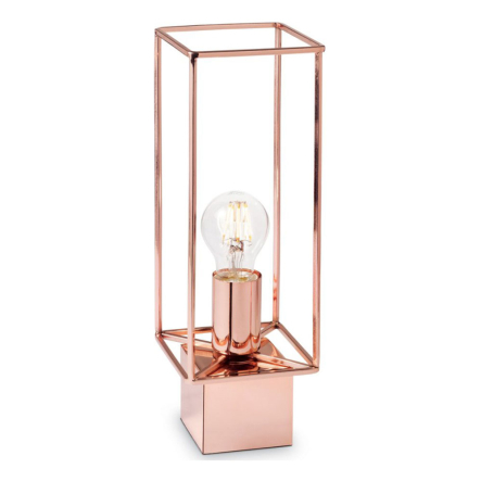 Настольная лампа Ideal Lux Volt 137131, 1x60W, E27, 11,5x35,5x11,5 см, медь - 1