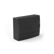 Щит розподільний HOROZ 600-001-120, 12 модулів, накладний, чорний