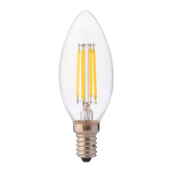 Лампа світлодіодна Horoz Electric Filament CANDLE-4, 4 Вт, 4200K, E14, 220 В, C37, 001-013-0004-030