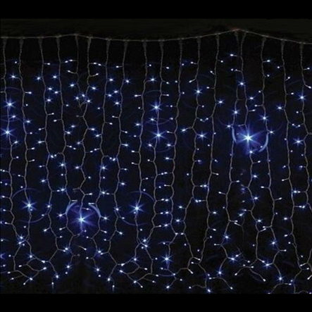 Гирлянда внешняя DELUX, CURTAIN, 2x1,5м, 456LED, синяя/белая, IP44 - 1