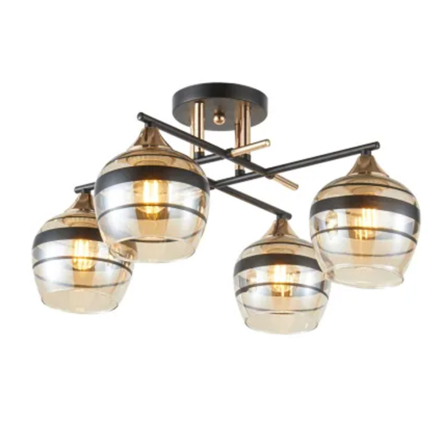 Люстра VALESO V 6311-4 BK+FG - 1