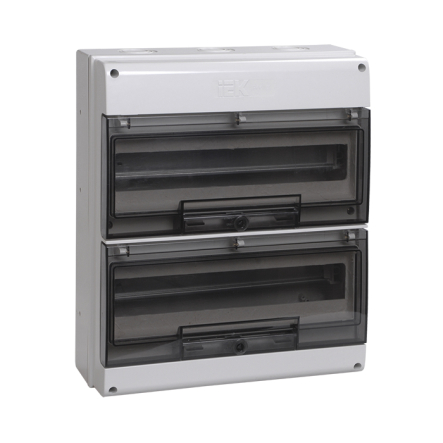 Корпус пластиковый IEK КМПн-24 IP66 навесной 24 модуля, MKP73-N-24-66 - 1