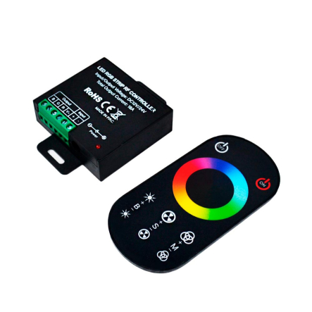 Контролер RGB LED RF 18А DC 12-24В радіо сенсорний 8 кнопок для RGB стрічки, 1022727 - 1