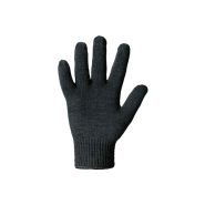 Рукавички б/точки чорні дв. 7кл (540)