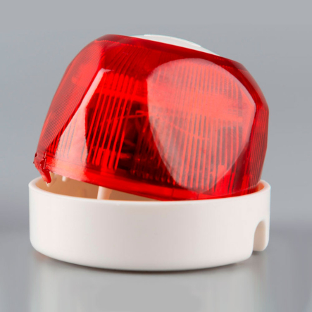 Оповещатель пожарный звуковой типа СенКо "ДУЕТ", с функцией визуального светового индикатора