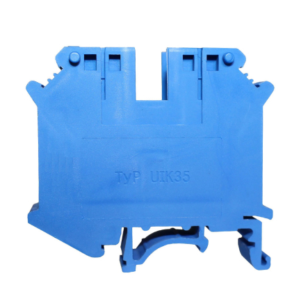 Клеммная TNSY КНГ-UK35 125А, 4-35мм2, винтовая, синяя, наборная на DIN-рейку, без маркера, 5506254