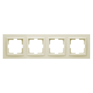 Рамка 4-а, Mono Electric, DESPINA, крем, 102-170000-163
