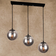 Люстра підвіс LEVISTELLA 756PR150F-3 BK+BK (500)