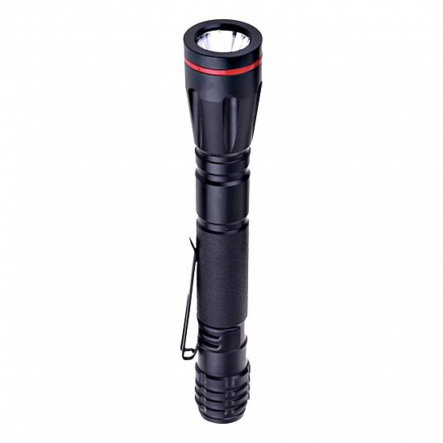 Фонарик ручной EUROLAMP 7W 6500К 2xAA (в комплекте) черный