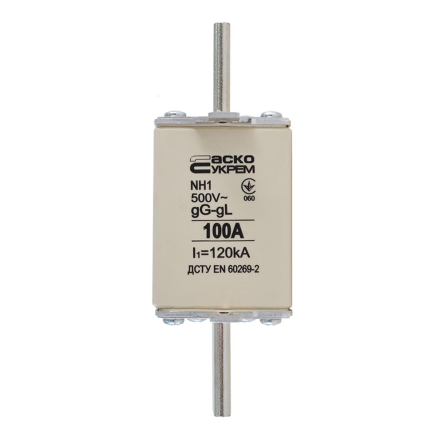 Предохранитель АСКО-УКРЕМ NH 1 100A gG, A0050010028 - 1