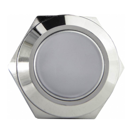 TY 19-211A Scr Кнопка металлическая, АСКО-УКРЕМ, A0140010104, плоская 19мм 1NO, винтовое соединение