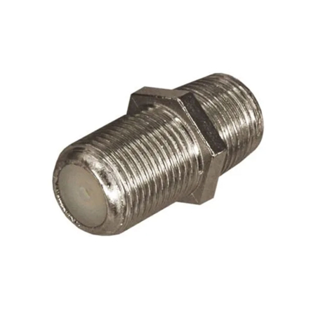 Перехідник гн.ант.F-гн.ант.F, з гайкою металевий корпус Тип-1 - 1 Перехідник гн.ант.F-гн.ант.F, з гайкою металевий корпус Тип-1 - 1