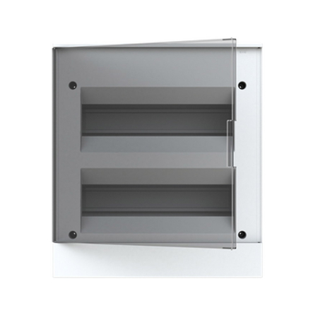 Щит розподільчий ABB BASIC E, 1SZR004002A2207, 24 модуля накладний, IP41 (прозорі дверцята) - 1