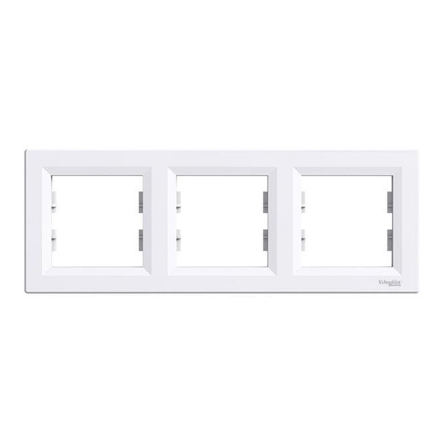 Рамка 3-постовая, горизонтальная, Schneider Electric ASFORA, белая, ЕРН5800321 - 1