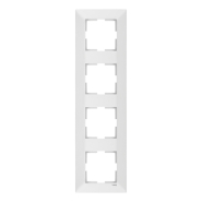 Рамка четверна вертикальна VIKO Meridian, 90979024-WH, біла