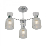 Светильник Ardero BL1630-3ARD SHARLOTT, под лампу E14х3, ⌀475х330мм, хром